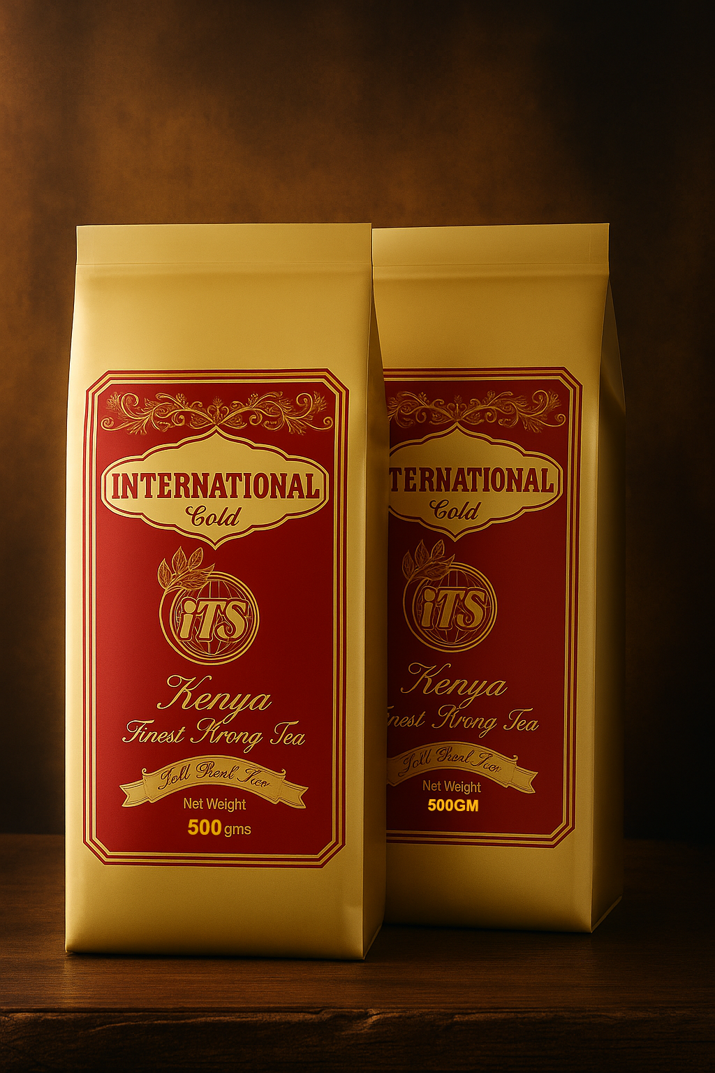 International Gold Tea 1000 GM(2 Packs of 500gm)  Premium Kenya Tea